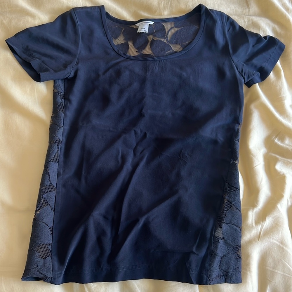 Club Monaco silk top